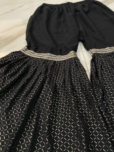 Black Partywear Gharara