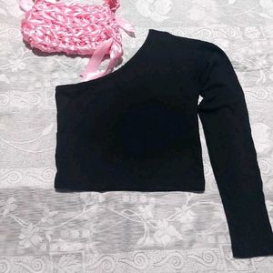 Black Crop Top