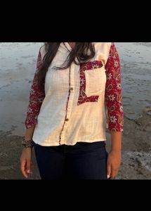 Stylish Printed Top Zara/ Indie/ Biba