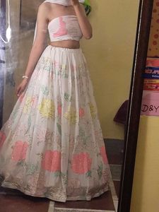 Cutest White Lehenga