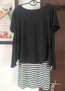 Striped Layered Dress