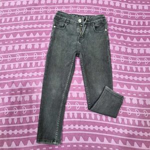 Kids' Dark Grey Denim Jeans