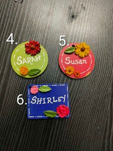 🌻Floral Personalised Keychains 🌸