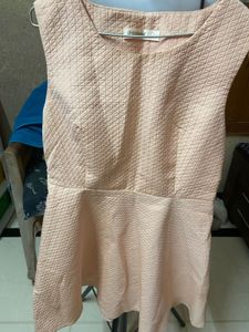 Imported Fabric Peach Dress