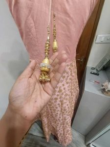 Pink Sleeveless Wedding Gown for Sale