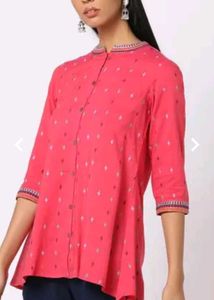 Brand New Pink Printed Top