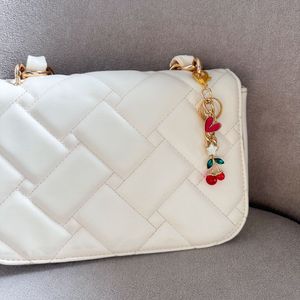 cherry bag charm