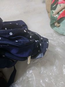 Baby Kingdom Polka Dot Diaper Bag