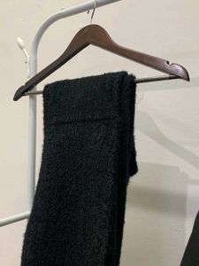 Black Fuzzy skirt