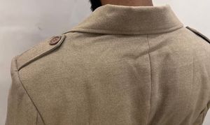 Stylish Tan Trench Coat L SIZE