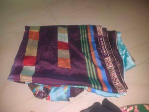 Stylish Modern Saree+Free Suit