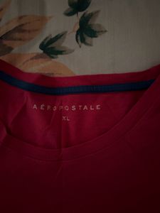 Aeropostale Fuschia Pink Slim Fit Tee