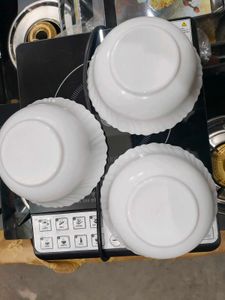 Floral White Bowl Set