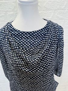 ITALIAN LAGENLOOK COWL-NECK WARM DRESS W POCKETS