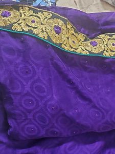 Purple Dress Material