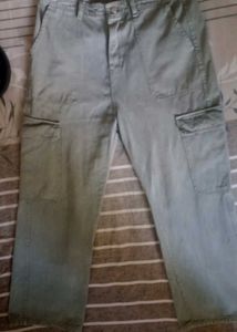 Grey Cargo Pants For Women