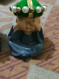 Baby Monk Set Of 4 Decorative Showpiece-5cm