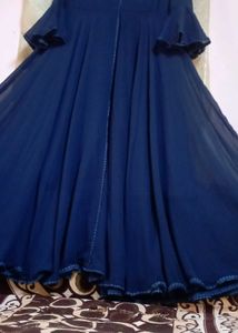 Very Beautiful Navy Blue 💙 long Gown