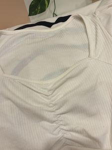Cute White Crop Top