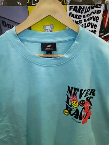 H&amp;M Unisex Backprinted Oversize Tee 🔥👀❤️‍🔥