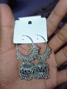 Beautiful Earrings In Silver Colour 😍