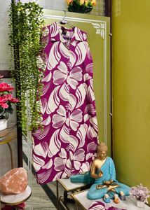 Floral Print Kurta With Pants