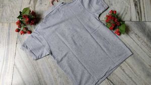 Casual Grey Polo Shirt