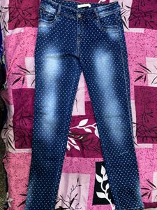 Printed Shaded Jean