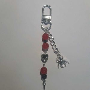 spider keychain or bag charm