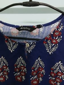 Blue Printed Kurta