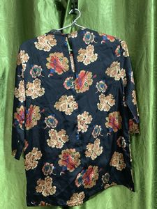 Front Pocket Black Korean Style Top