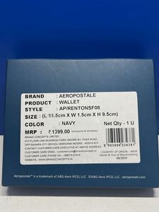 AUTHENTIC AEROPOSTALE NAVY BLUE WALLET