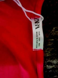 Zara Pink Long Sleeve Top