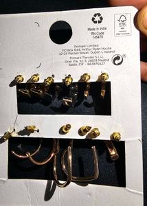 Golden Pinteresty Hoop Earring
