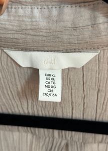 H&amp;M Taupe 2-Piece set Shirt and Trousers