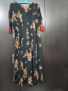 Floral Print Kurta