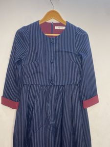 Striped Navy Dress