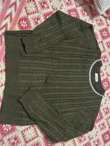 Olive Green Sweater