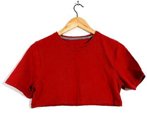 Red Crop Top