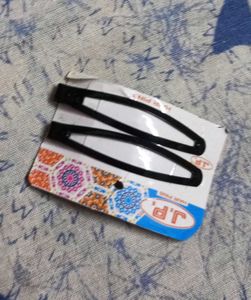 Black Hair Clips - 1pair