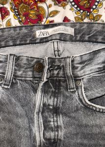 ZARA Grey Denim Jeans