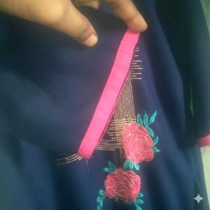 Elegant Navy Blue Kurta