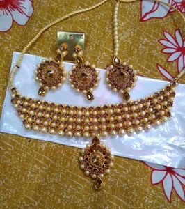 Alloy Gold Plated Jewel 💎 Set