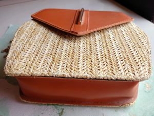Jute &amp; Brown Boho Sling Bag