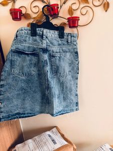 Zudio Denim Short Skirt Completely Brand New