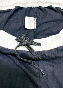 Stylish Black and Gray Lounge Pants