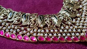 Elegant Antique Gold Necklace Set
