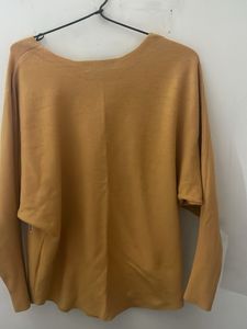 Elegant  Mafadeny Gold Embellished Top