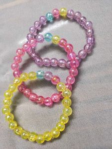 Handmade Beaded Bracelet Set of 3 for trio