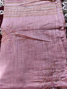 Beautiful Cotton Saree With Minimal Sequence